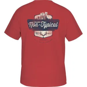 DRAKE Muley Tee Short Sleeve Shirt Crimson