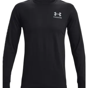 UNDER ARMOUR Men's Freedom New Flag Long Sleeve (Black-Steel)