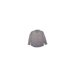 BERNE WORKWEAR Utility LW Canvas Long Sleeve Work Shirt Titanium