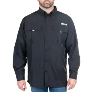HABIT Fourche Mountain River Shirt Long Sleeve Black