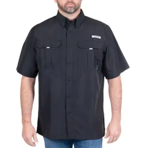 HABIT Fourche Mountain River Shirt Short Sleeve Black