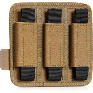 SAVIOR EQUIPMENT 3-Slot Dbl/6-Slot Single Mag Holder Dark FDE