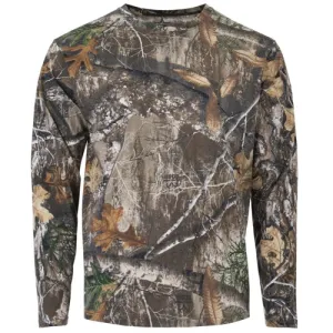 HABIT Bear Cave Long Sleeve Tee Realtree Edge Mens