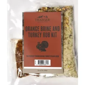 TRAEGER Orange Brine and Turkey Rub Kit 13 oz