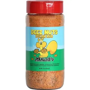 MEAT CHURCH BBQ Deez Nuts Honey Pecan BBQ Rub - 14 Oz