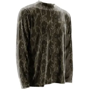 NOMAD CLOTHING Long Sleeve Cooling Tee Mossy Oak Bottomland