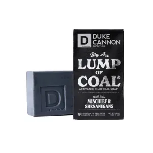 DUKE CANNON Big Ass Brick of Soap- Big Ass Lump of Coal