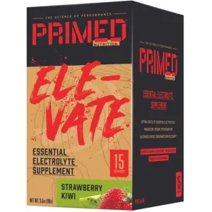 PRIMED NUTRITION ELE-VATE Strawberry Kiwi Essential Electrolyte Supplement - 15 Count
