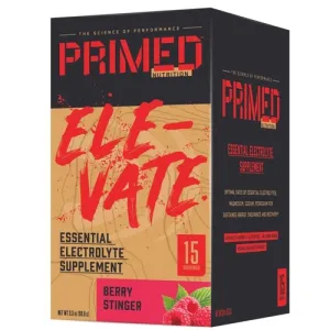 PRIMED NUTRITION ELE-VATE Berry Stinger Essential Electrolyte Supplement - 15 Count