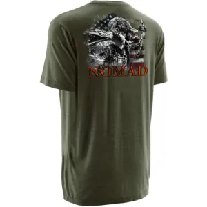 NOMAD CLOTHING American Archer Short Sleeve Tee Hunter Green