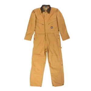 BERNE WORKWEAR Deluxe Insulated Coverall Brown Duck Tall Sizes