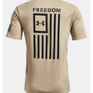 UNDER ARMOUR New Freedom Flag T-Shirt Marine OD Green--Black