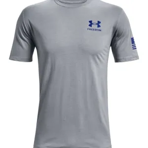 UNDER ARMOUR Men's UA Freedom Flag T-Shirt (Steel-Royal)