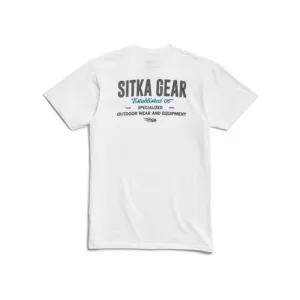 SITKA Signage Tee White