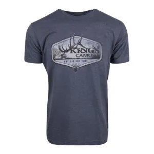 KINGS CAMO Dead Head Tee Heather Denim