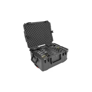 SKB CASES i-Series Ten Handgun Case 22"x17" Blk Holds 20 Mag
