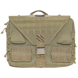 GPS Tactical Brief Case w/Handgun Holster Tan
