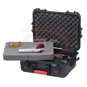 PLANO AW Large Pistol/Accessories Case Black/Ylw latches