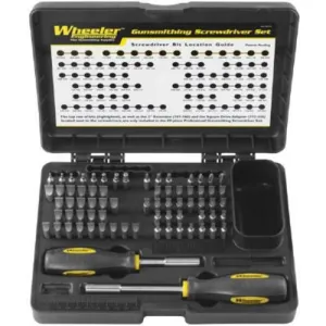 WHEELER Professional Gunsmithing Screwdriver Set, 72 pc
