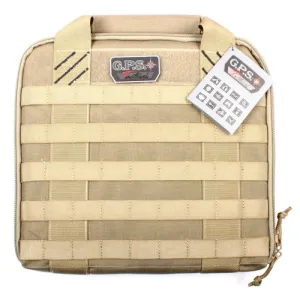 GPS Tactical Hardside Pistol Case Tan