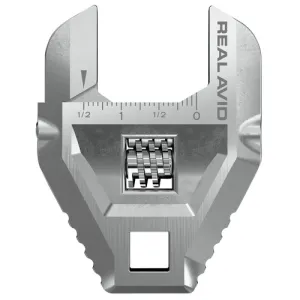 REAL AVID Master-Fit Adjustable Wrench Tool Silver
