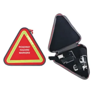 GPS Roadway Hazard Markers with Pistol Storage Red
