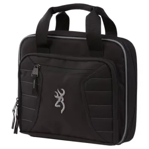 BROWNING Double 13x3x11 Black Case Holds 2 Handguns