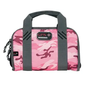 GPS Double Compact Pistol Case - Pink Camo