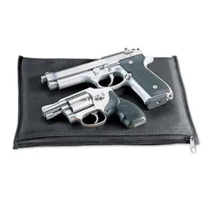 UNCLE MIKE'S Pistol Rug Black Rectangular Small