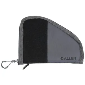 ALLEN Pistol Case with Mag Pouch Charcoal 8" Nylon