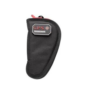 GPS Countoured Pistol Case Bbl 3"-less Lock Zipper Blk