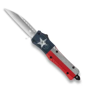 COBRATEC Small Texas Flag CTK-1 Wharncliffe Not Serrated