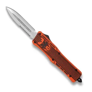 COBRATEC Small Hunter Orange Black CTK-1 Dagger 1 Side Serr