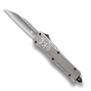 COBRATEC Small Silver CTK-1 Wharncliffe Not Serrated