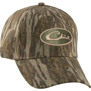 DRAKE 6 Panel Cotton Oval Raised Logo Cap Bottomland