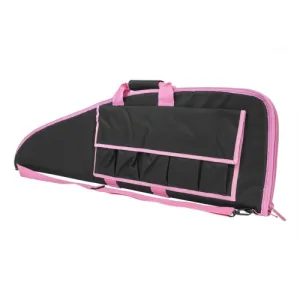 NCSTAR VISM Gun Case (36"L X 13"H) /BLACK w/PINK TRIM