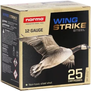 NORMA AMMO 12Ga Wingstrike Steel 3" #5 Shot 1 1/4oz 25rd