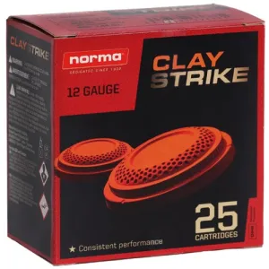 NORMA AMMO 12Ga Claystrike 2.75" #7.5Shot 1 1/8oz 25rd