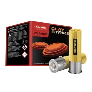 NORMA AMMO 20Ga Claystrike 2.75" #8 Shot 1oz 25rd