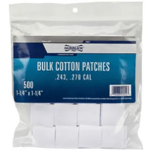 GUNSLICK Bulk Cotton Patches 16/12/10GA