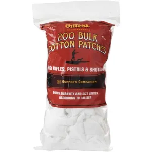 OUTERS Rifle, Pistol, Shotgun Cleaning Cotton Patches | 200 Count