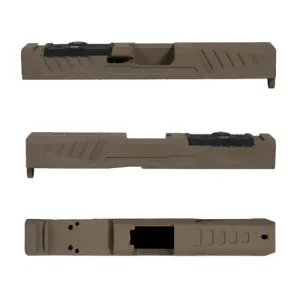 GREY GHOST PRECISION GGP-19 Stripped Slide Ver 5 FDE for Glock 19 Gen 5