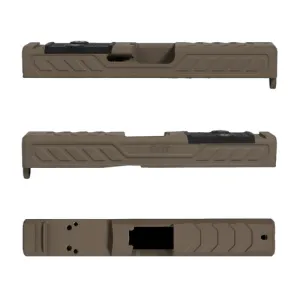 GREY GHOST PRECISION GGP-19 Stripped Slide Ver 6 FDE for Glock 19 Gen 5