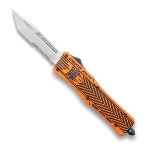 COBRATEC Medium Hunter Orange Black CTK-1 Tanto Serrated