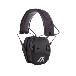 AXIL TRACKR Blu Bluetooth Tactical Earmuff Black