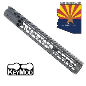 GUNTEC 15" Airlite Series Keymod Free Floating Handguard