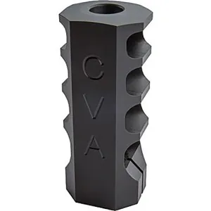 CVA Muzzle Brake Black 3/4"-20 tpi Threads for 45 Cal