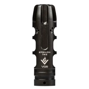 AERO PRECISION VG6 Epsilon 7.62mm 5/8"-24 Muzzle Brake | TPI Black Nitride 17-4 Stainless Steel