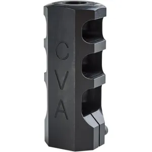 CVA Muzzle Brake Black 3/4"-24 tpi Threads for 50 Cal
