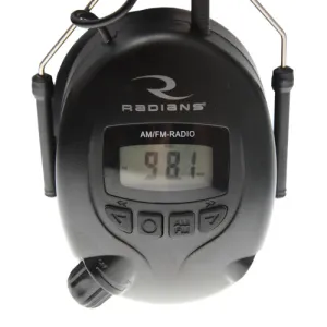 RADIANS AM/FM Electronic Earmuff Black Earcup